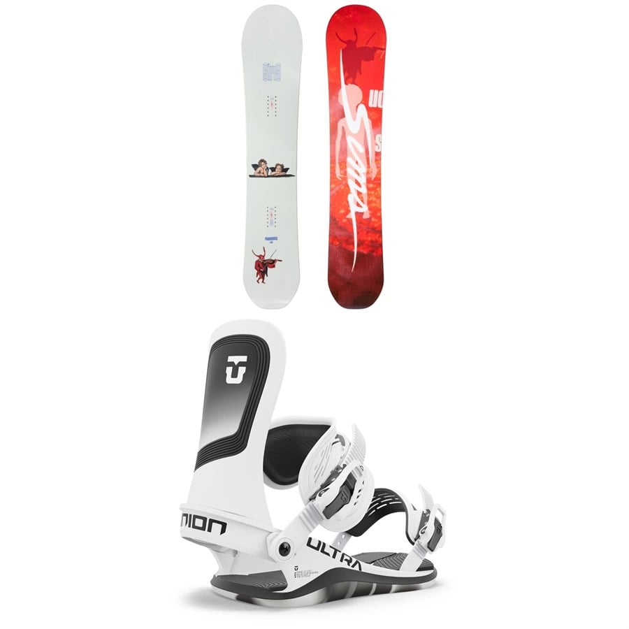 Sims Macrodose Snowboard + Union Ultra Snowboard Bindings 2025