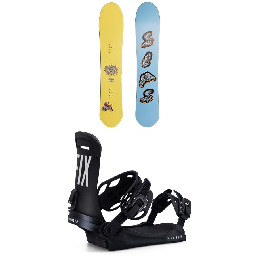 Sims Nub Snowboard 2023 + Fix Magnum Snowboard Bindings