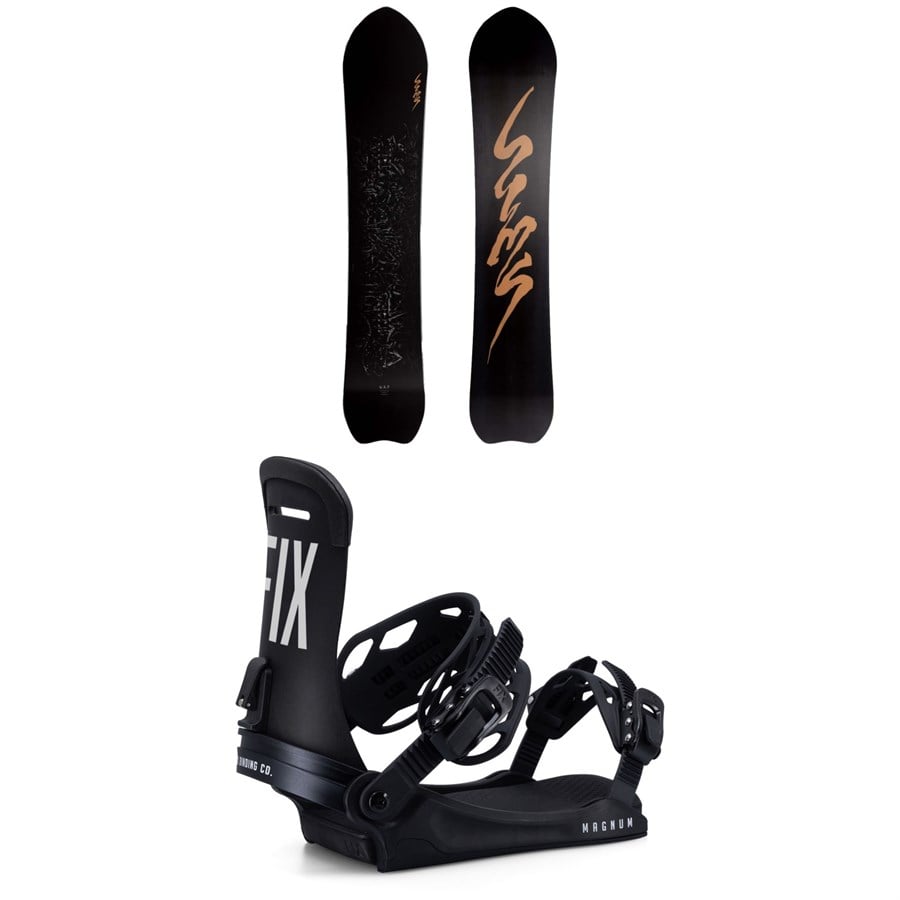 Sims UAP Snowboard 2023 + Fix Magnum Snowboard Bindings
