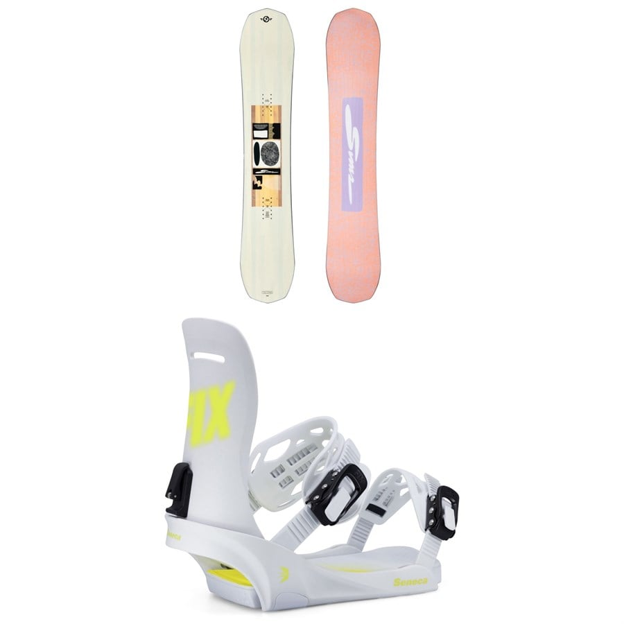 Sims Vanilla Snowboard + Fix Seneca Snowboard Bindings - Women's 2025