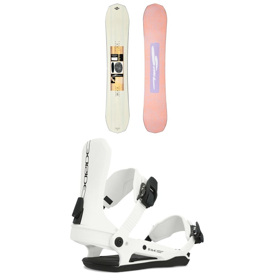Sims Vanilla Snowboard + Ride CL-6 Snowboard Bindings - Women's 2025
