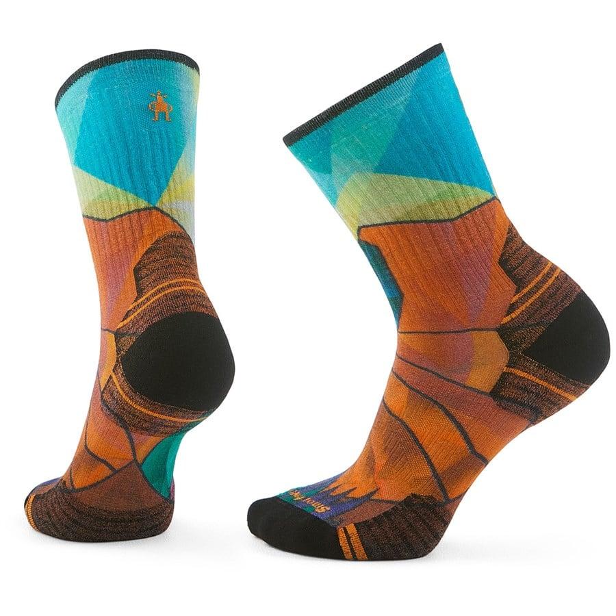 Smartwool Hike Targeted Cushion Mountain Prism Print Crew Socks - Women's