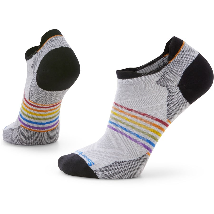 Smartwool Run Zero Cushion Pride Rainbow Low Ankle Socks - Unisex