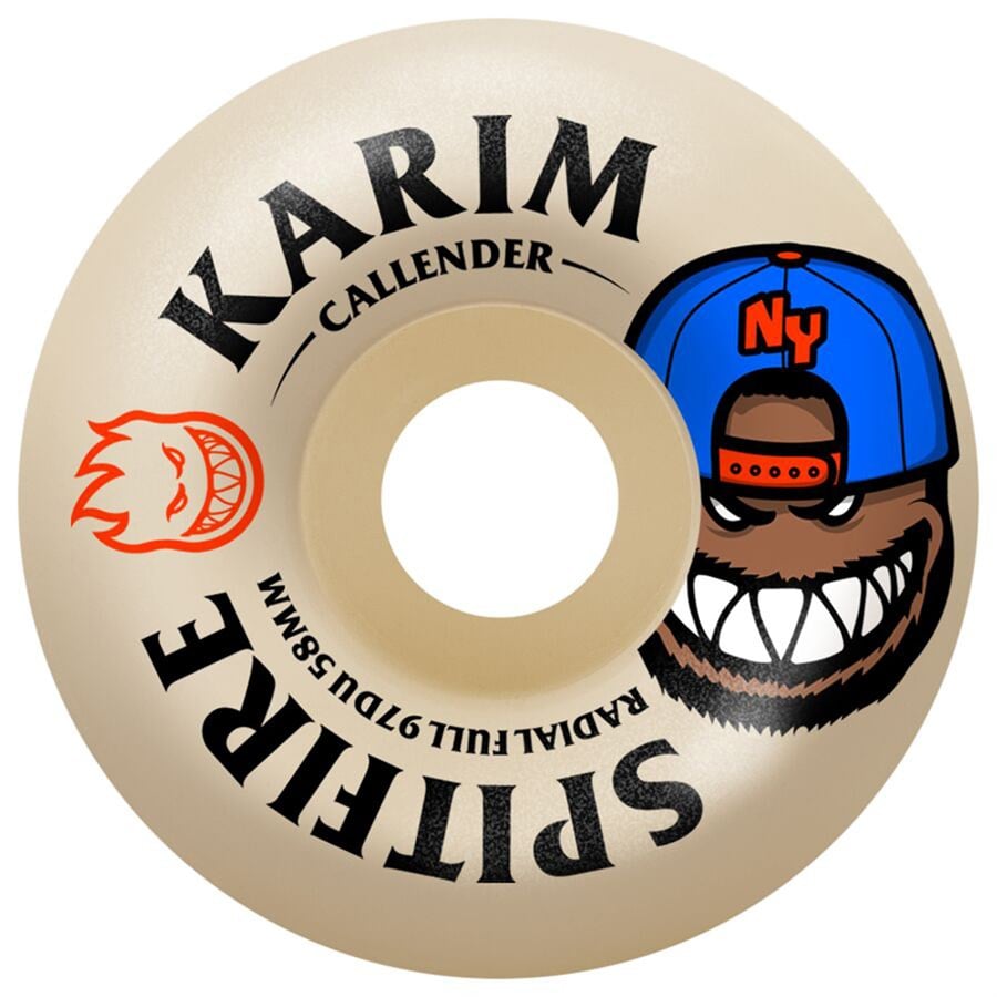Spitfire Formula Four 97d Karim Callender Burn Squad Radial Full Skateboard Wheels