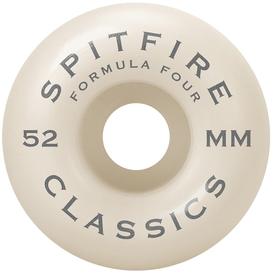 Spitfire Formula Four 99d Classics Skateboard Wheels + Spitfire Cheapshots Bearings