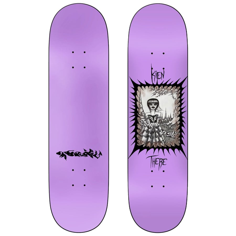 There Skateboards Kien Funeral Doll 8.25 Skateboard Deck