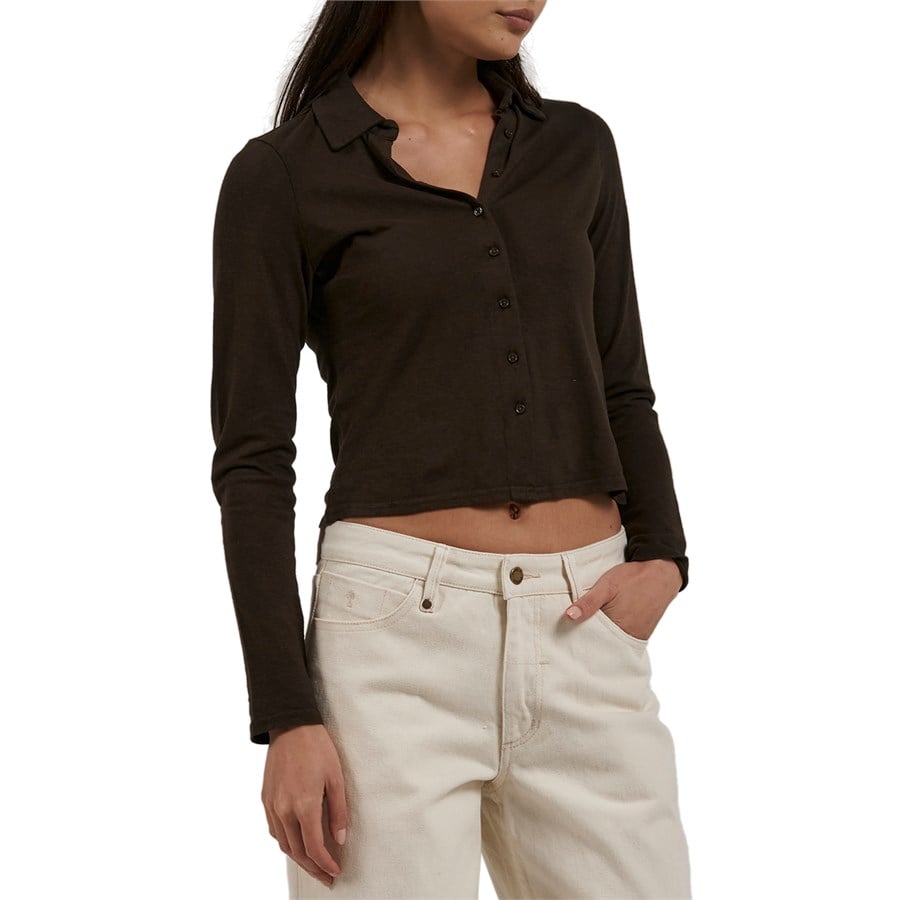 Thrills Hemp Collared Long-Sleeve Shirt - Women's