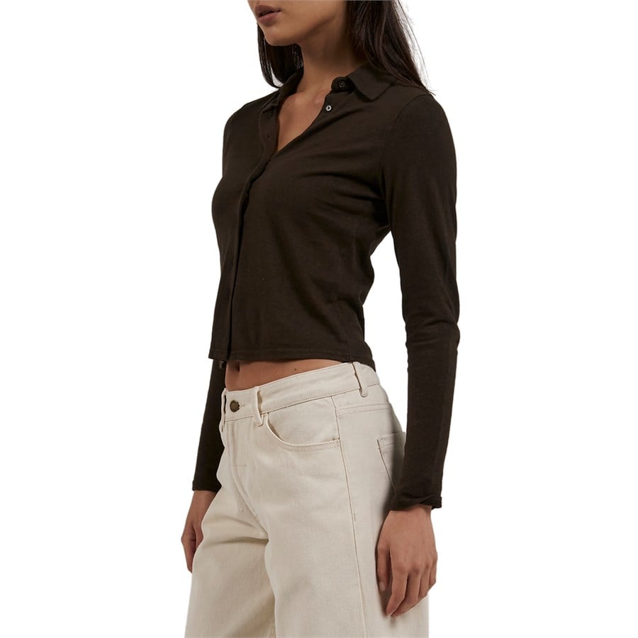 Thrills Hemp Collared Long-Sleeve Shirt - Women's