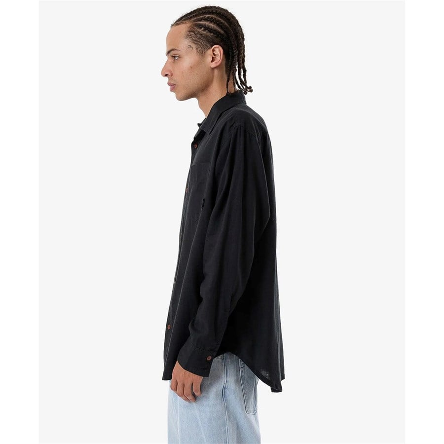 Thrills Hemp Minimal Thrills Oversize Long-Sleeve Shirt