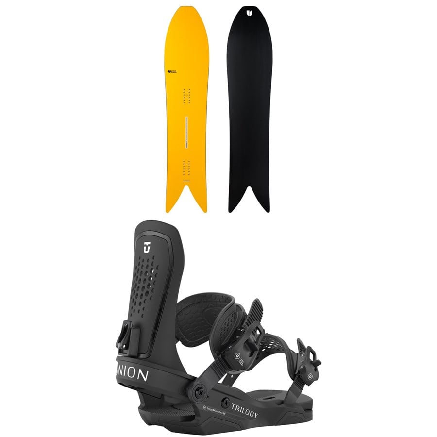 United Shapes Experiment Snowboard + Union Trilogy Snowboard Bindings - Women's 2026