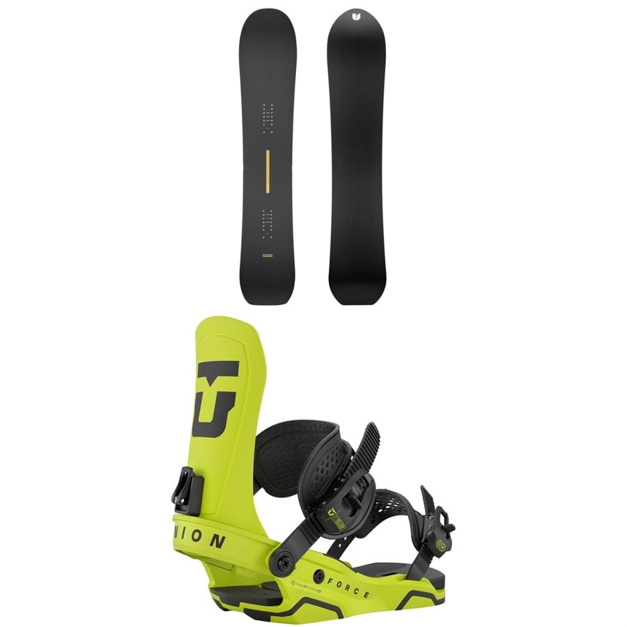 United Shapes Horizon Snowboard + Union Force Snowboard Bindings 2026