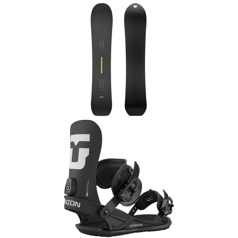 United Shapes Horizon Snowboard + Union Strata Snowboard Bindings 2026
