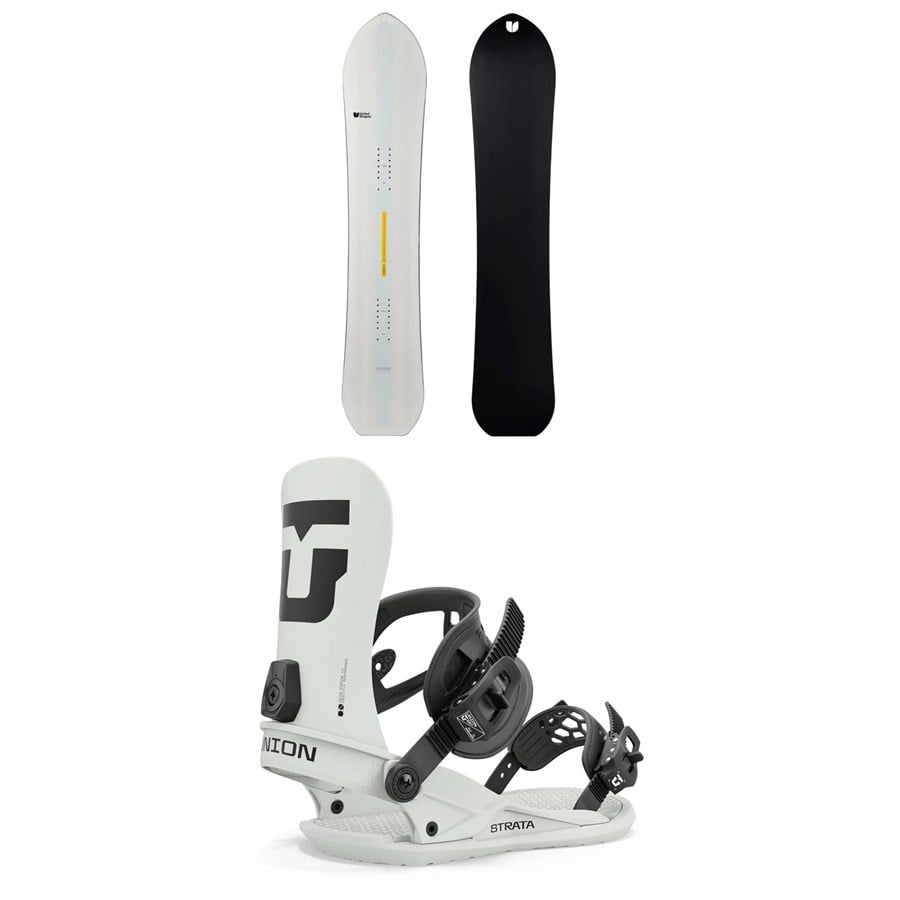 United Shapes Horizon Snowboard + Union Strata Snowboard Bindings 2025