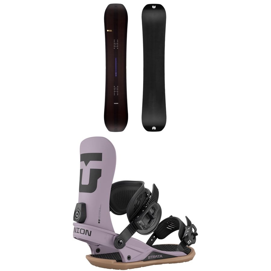 United Shapes Object Snowboard + Union Strata Snowboard Bindings 2026