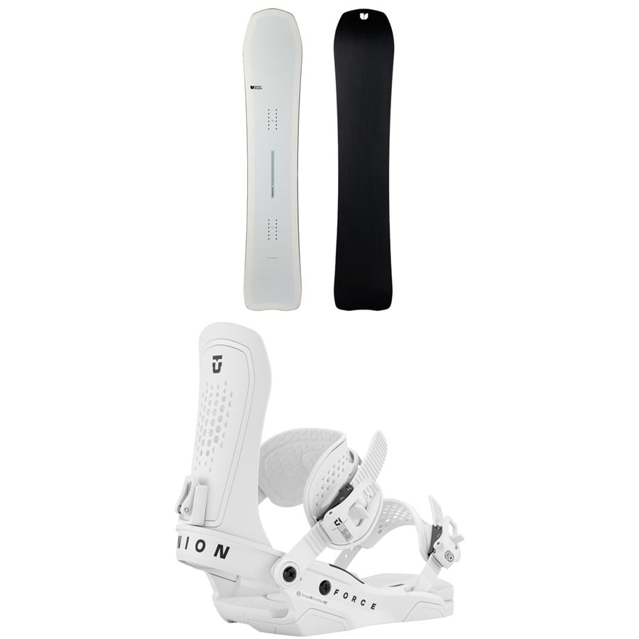 United Shapes Transmission Snowboard + Union Force Snowboard Bindings 2026