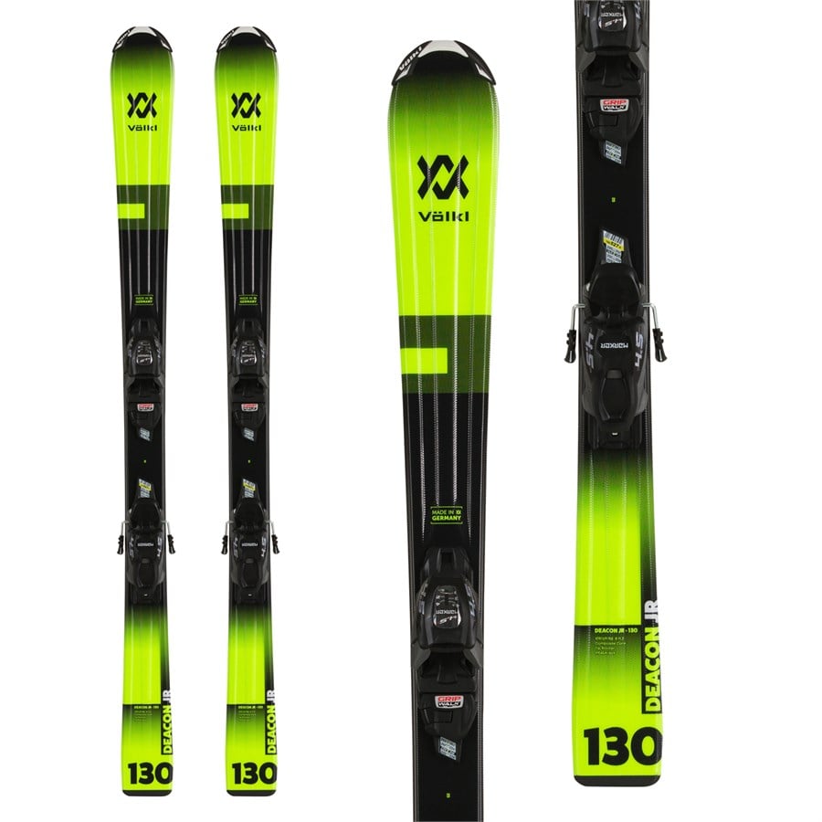 Völkl Deacon Junior Skis + 7.0 vMotion Jr Bindings - Kids' 2020 - Used