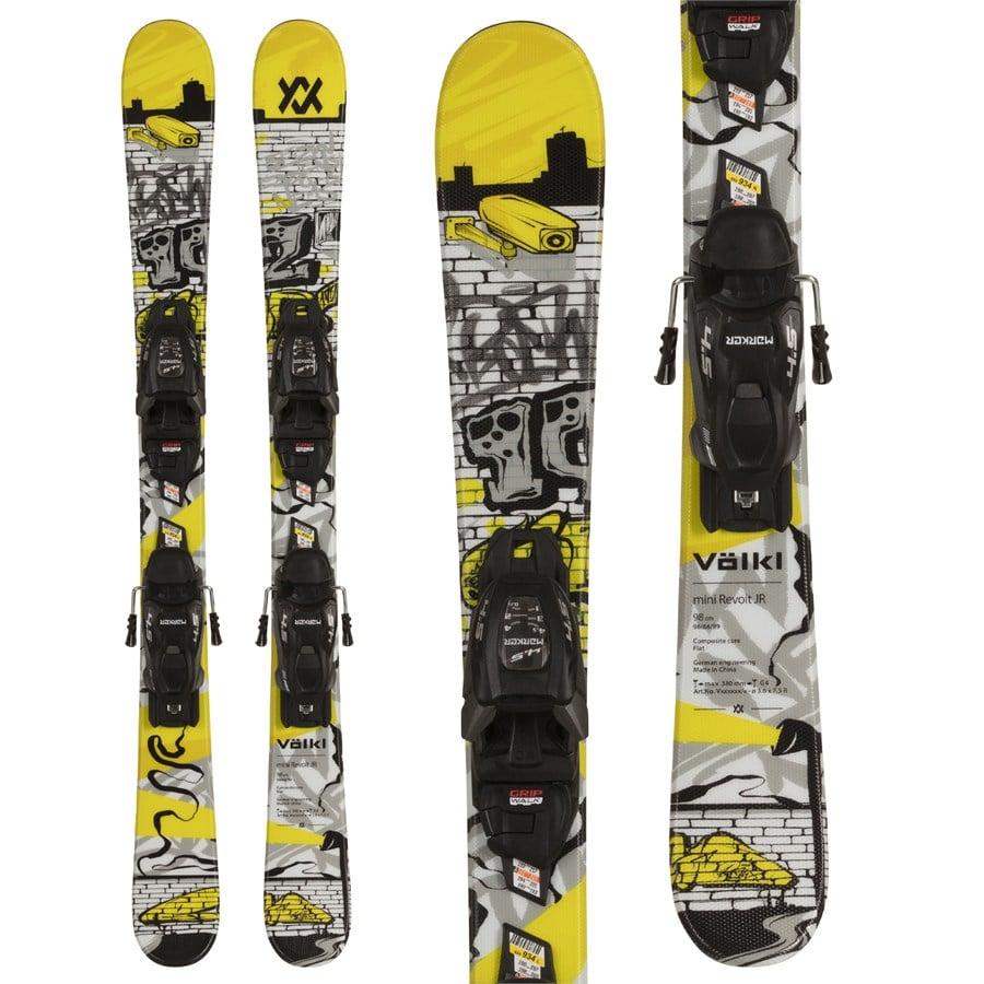 Völkl Mini Revolt Jr Skis + VMotion 4.5 Jr Bindings - Kids' 2025