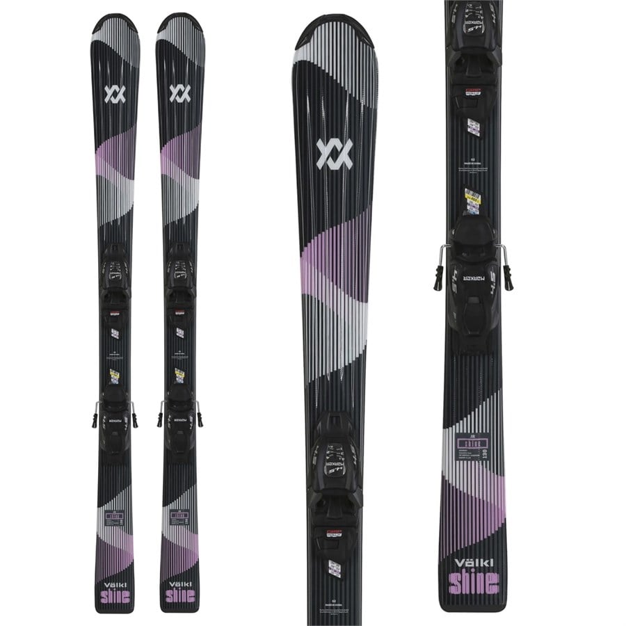 Völkl Shine Jr Skis + VMotion 7.0 Jr Lady Bindings - Kids' 2026