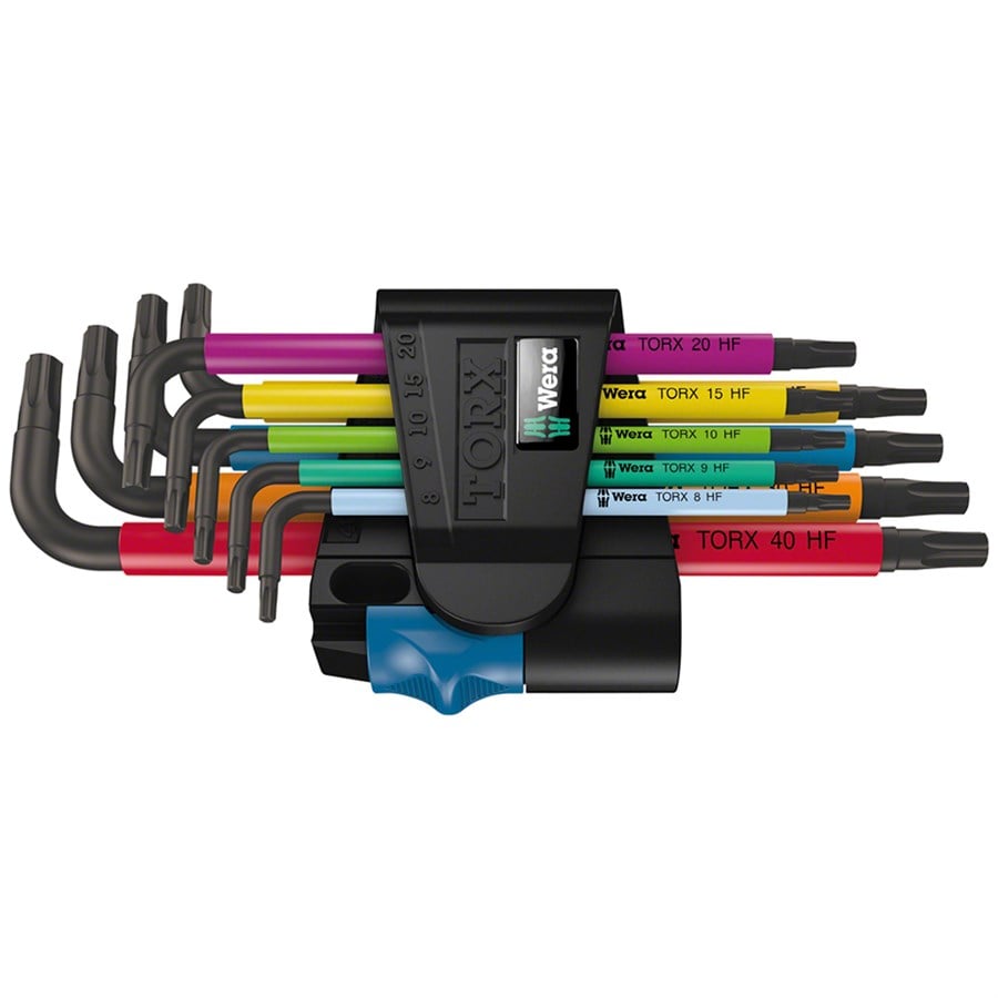 Wera 967/9 TX Multicolor HF 1 L-Key Torx Wrench Set