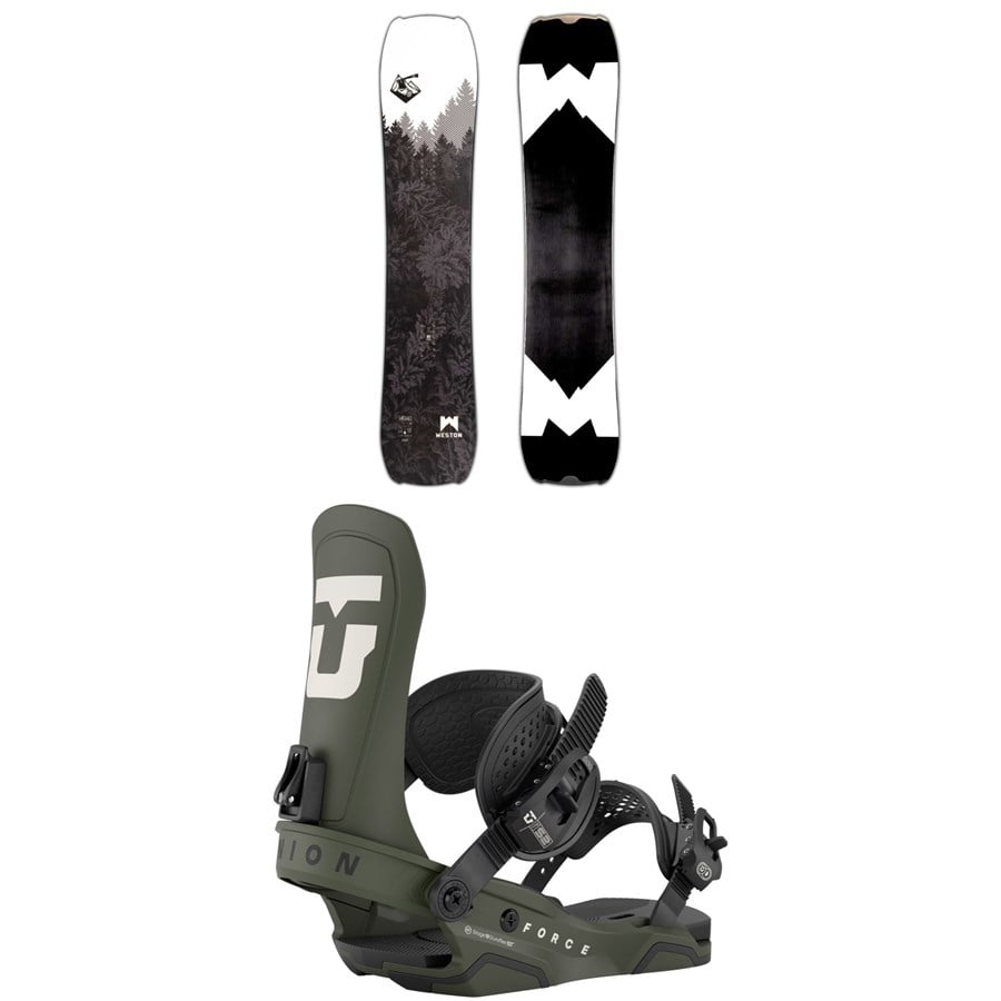 Weston Hatchet Snowboard + Union Force Snowboard Bindings 2026