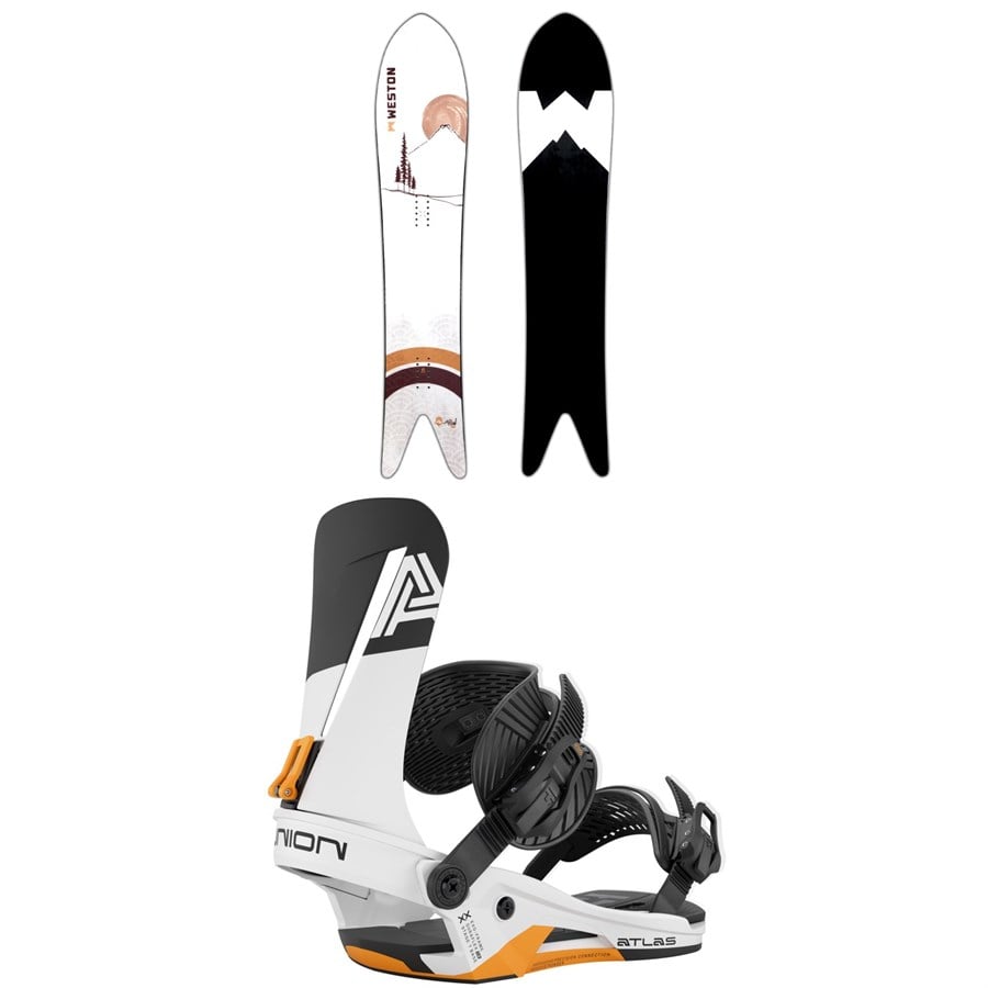 Weston Japow Snowboard + Union Atlas Snowboard Bindings 2026