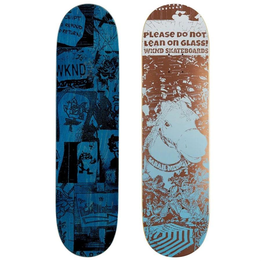 WKND Please Do Not Lean On Glass Sarah Meurle 8.125 Skateboard Deck