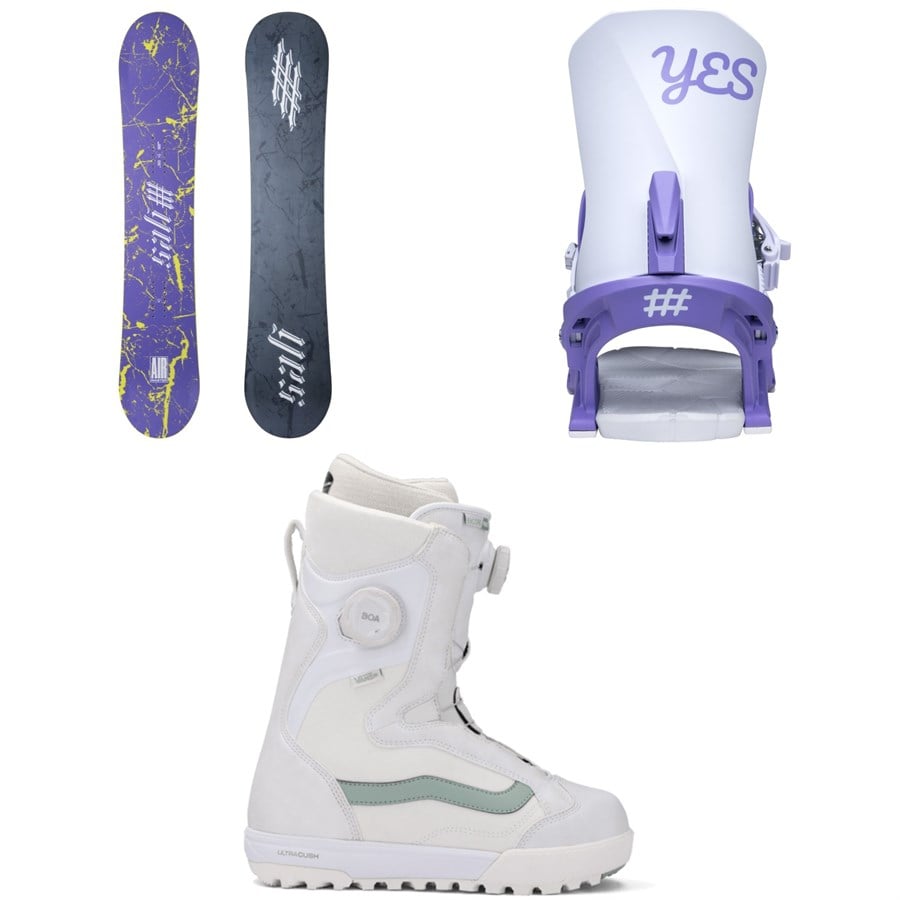 Yes. Airmaster 3D Snowboard + Conda Snowboard Bindings + Vans Encore Pro Snowboard Boots - Women's 2026