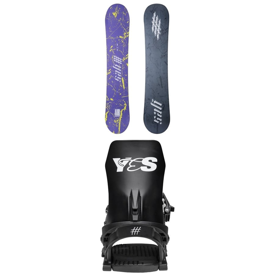 Yes. Airmaster 3D Snowboard + Rebel Snowboard Bindings - Women's 2026