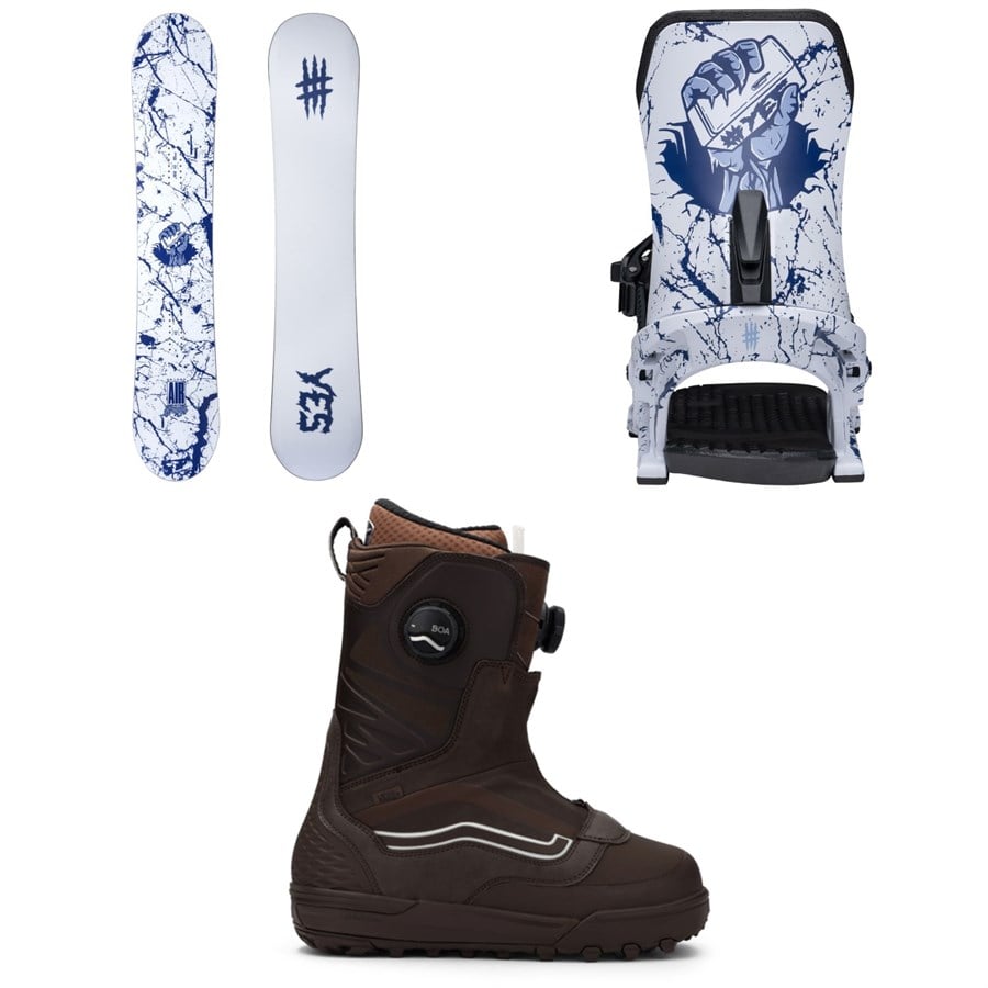 Yes. Airmaster XTRM Fridge 3D Snowboard + Airmaster Fridge Snowboard Bindings + Vans Verse Snowboard Boots 2026