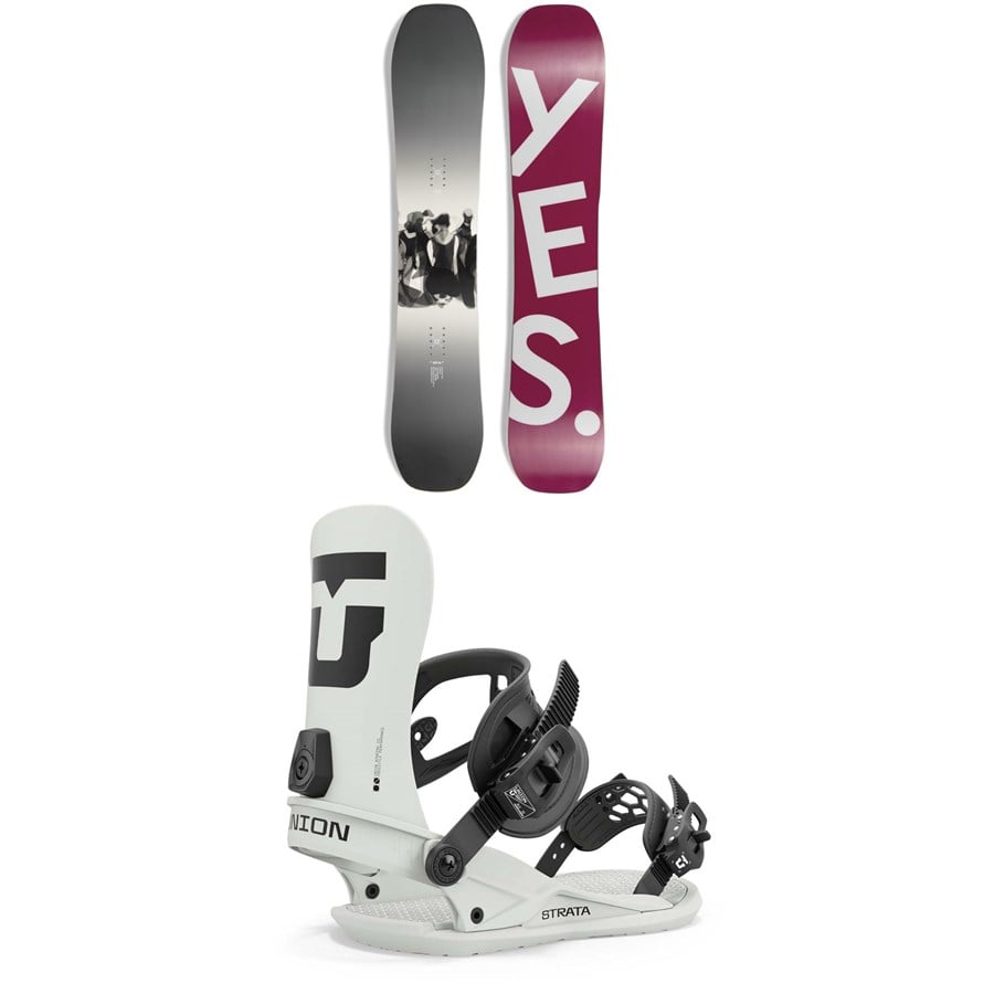 Yes. All-In Snowboard 2024 + Union Strata Snowboard Bindings