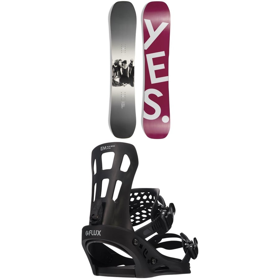 Yes. All-In Snowboard + Flux EM Snowboard Bindings 2024