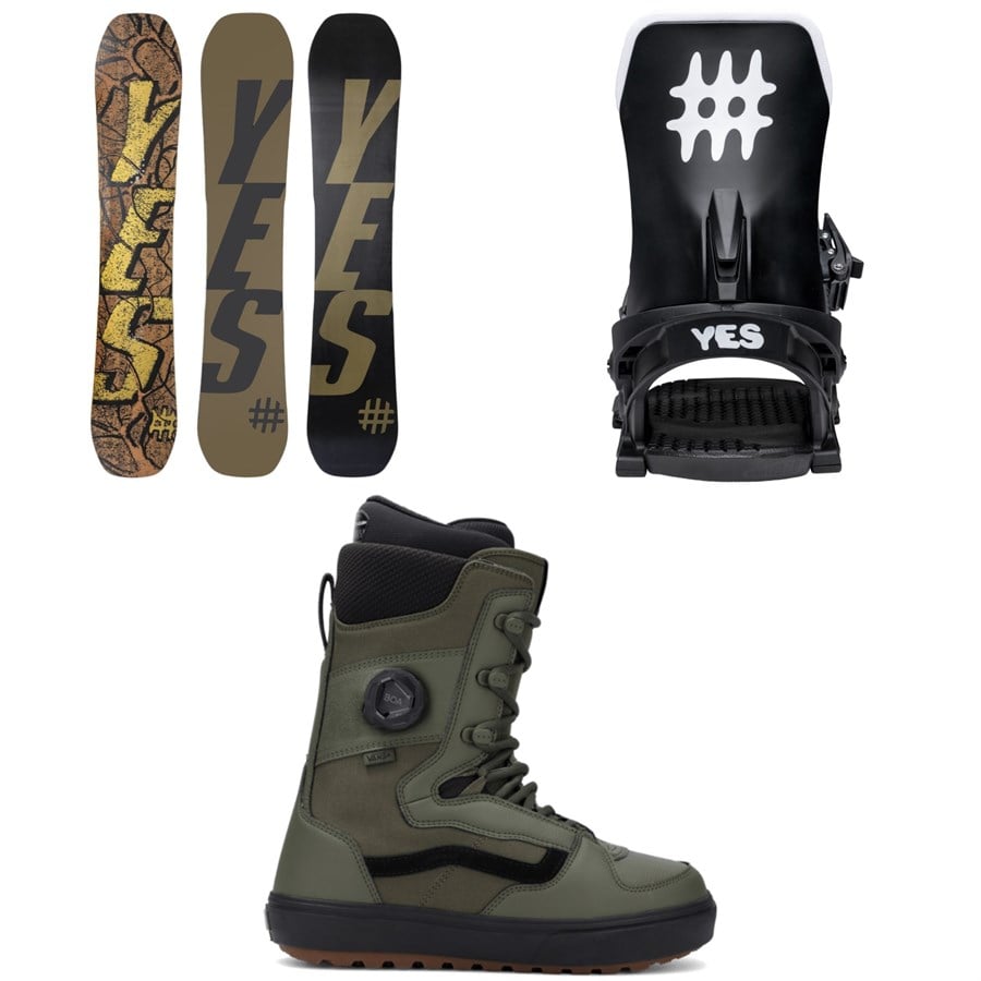Yes. All-In Snowboard + Select Snowboard Bindings + Vans Invado OG Snowboard Boots 2026
