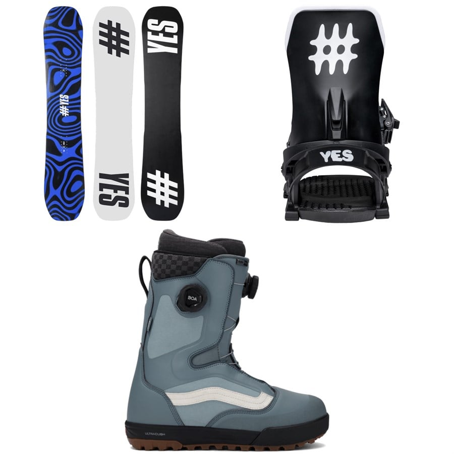 Yes. All-In XTRM Snowboard + Select Snowboard Bindings + Vans Aura Pro Snowboard Boots 2026