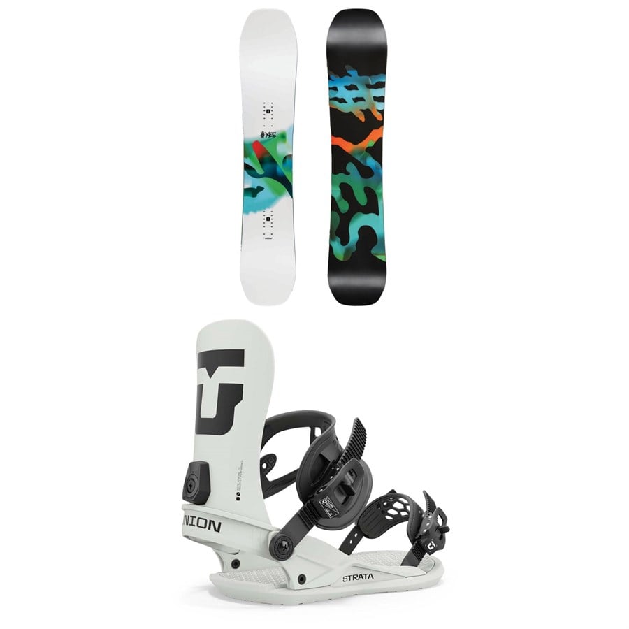 Yes. All-Out Snowboard + Union Strata Snowboard Bindings 2025