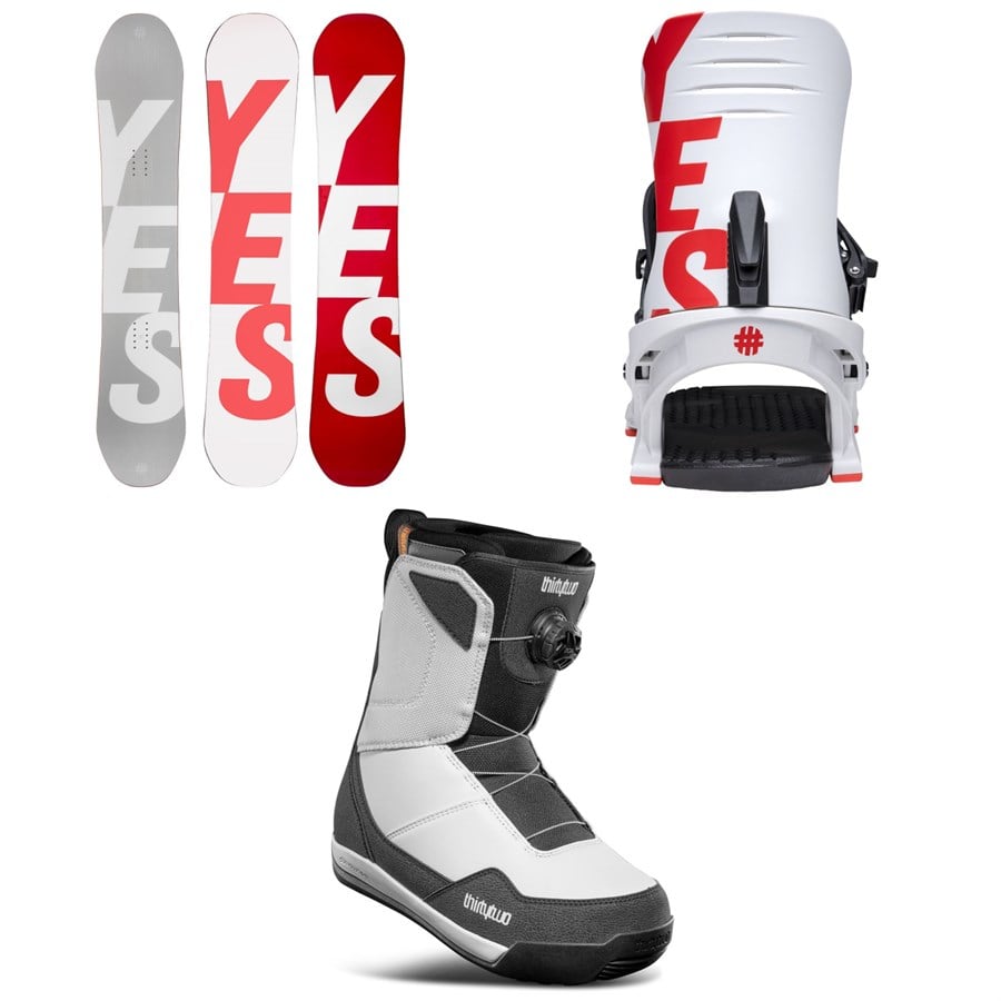 Yes. Basic Snowboard + IPO Snowboard Bindings + Thirtytwo Shifty Boa Snowboard Boots 2026