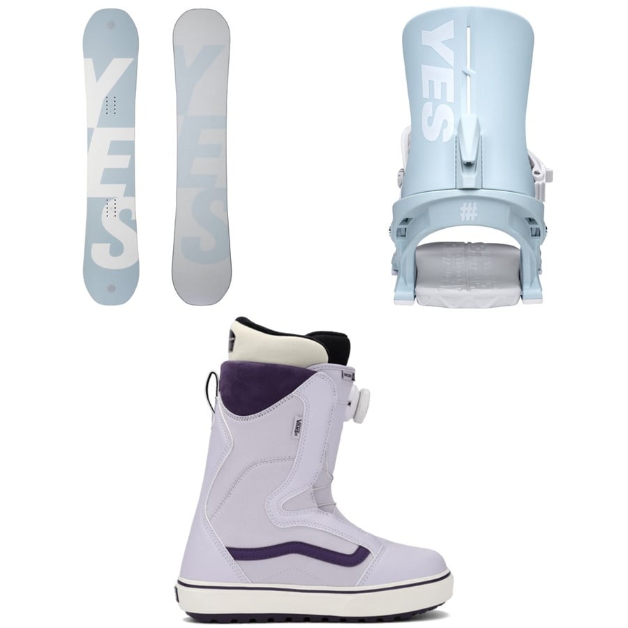 Yes. Basic Snowboard + Vetta Snowboard Bindings + Vans Encore OG Snowboard Boots - Women's 2026