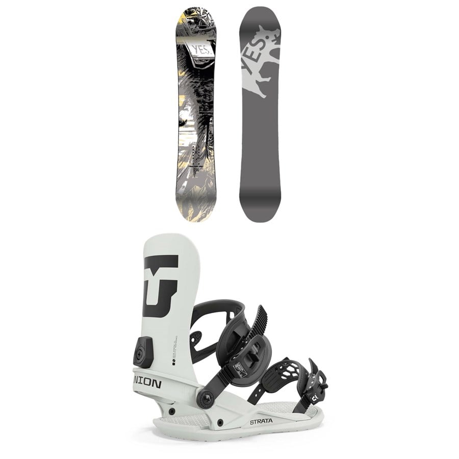 Yes. Basic UnInc RDM XTRM Snowboard + Union Strata Snowboard Bindings 2025