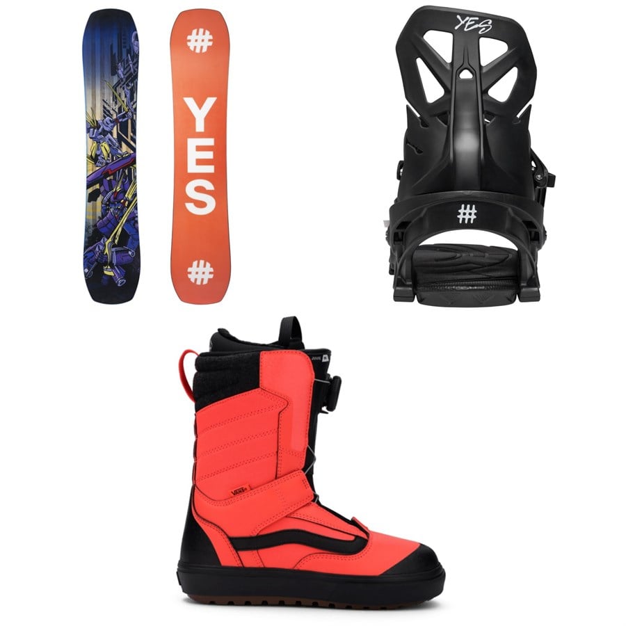 Yes. First Basic Snowboard + NX-Gen Snowboard Bindings + Vans Juvie OG Snowboard Boots - Kids' 2026