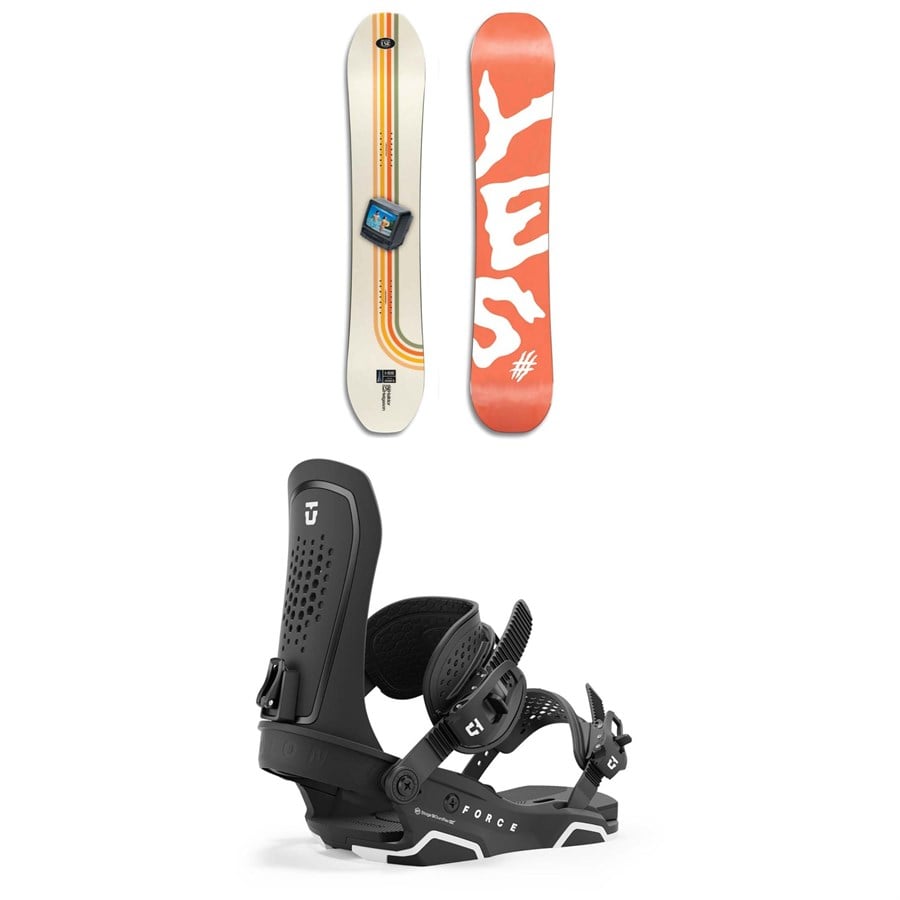 Yes. Halldor Snowboard + Union Force Snowboard Bindings 2025