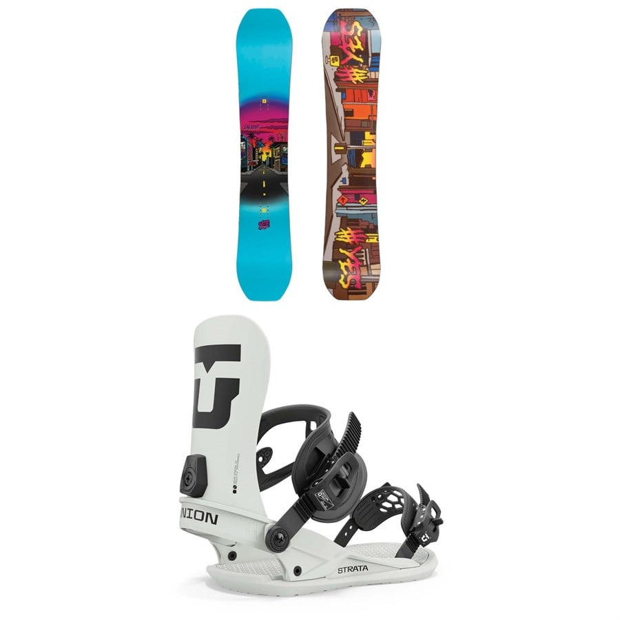 Yes. Jackpot Snowboard + Union Strata Snowboard Bindings 2025