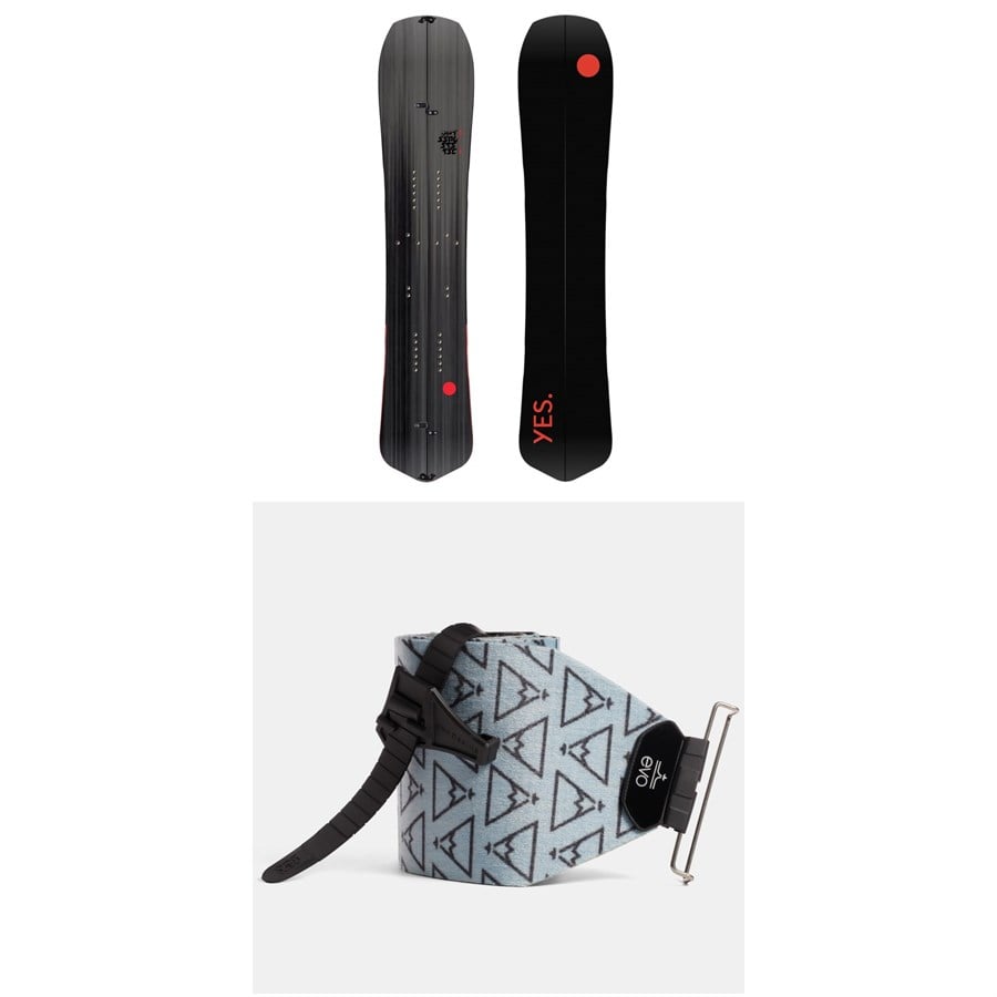 Yes. Optisplitstic Splitboard 2022 + evo x Pomoca Pro Glide Splitboard Skins