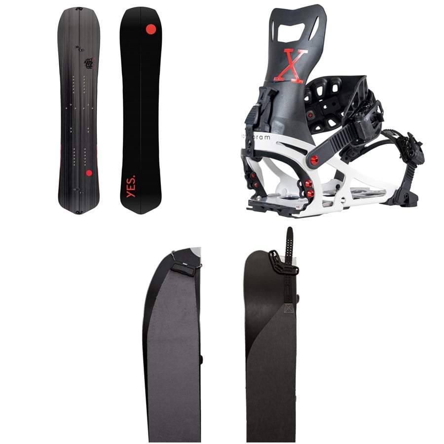 Yes. Optisplitstic Splitboard 2022 + Karakoram Prime-X + Split Interface Splitboard Bindings + Smart Skins