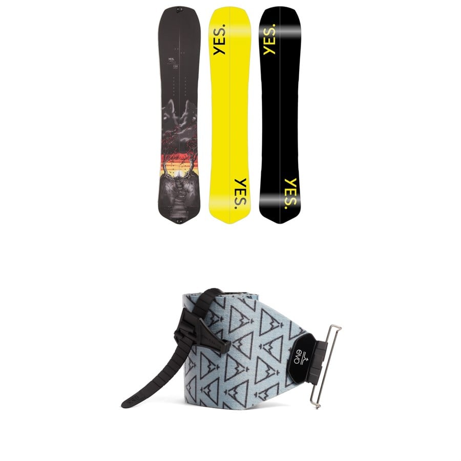 Yes. Optisplitstic Splitboard 2024 + Evo X Pomoca Pro Glide Splitboard Skins