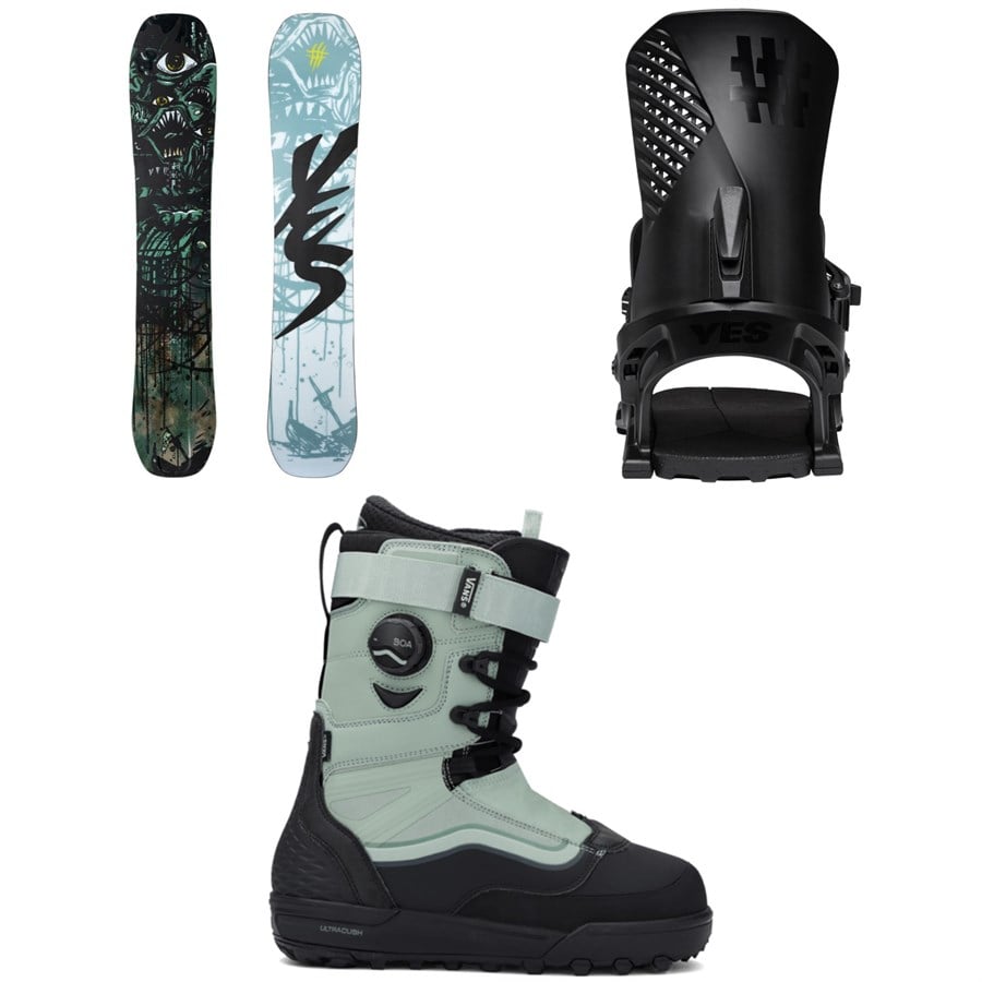 Yes. Pick Your Line XTRM Snowboard + Drive Snowboard Bindings + Vans Infuse Snowboard Boots 2026