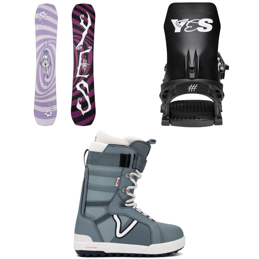 Yes. Rival Snowboard + Rebel Snowboard Bindings + Vans Hi-Standard Pro Snowboard Boots - Women's 2026