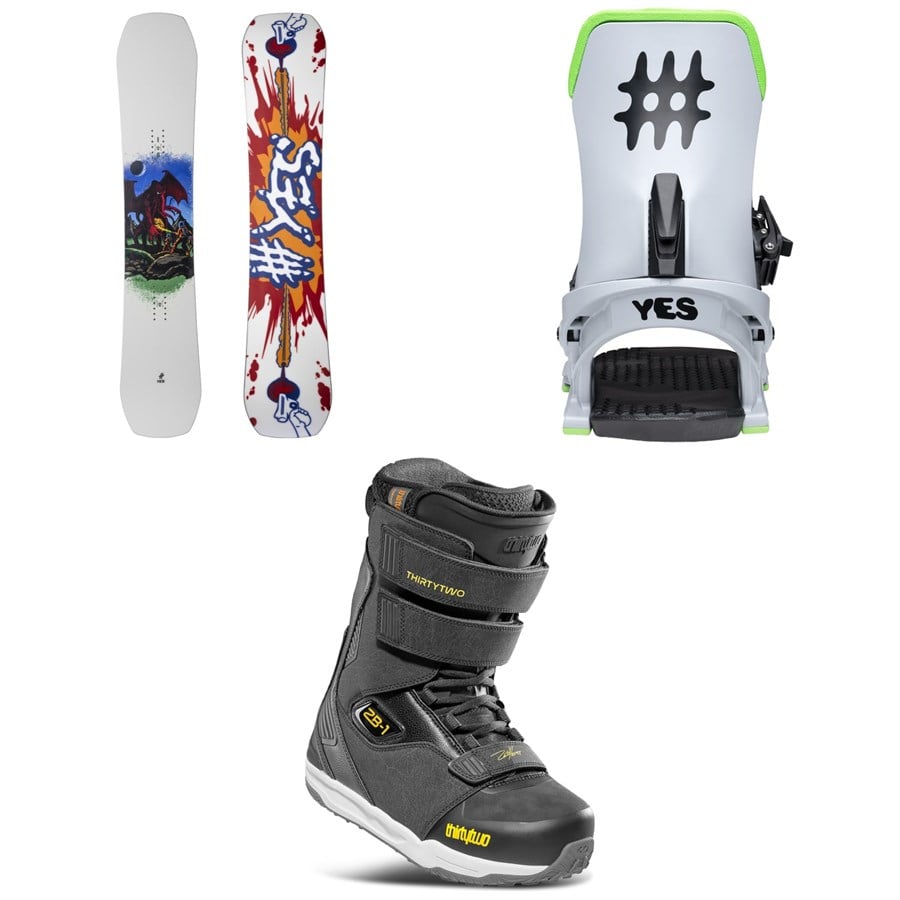 Yes. Sender Snowboard + Select Snowboard Bindings + thirtytwo ZB-1 Snowboard Boots 2026