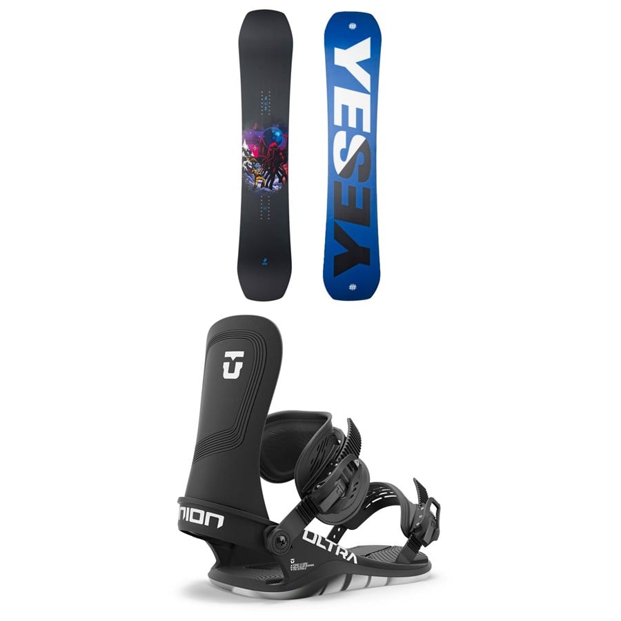 Yes. Sender XTRM Snowboard - Blem + Union Ultra Snowboard Bindings 2025