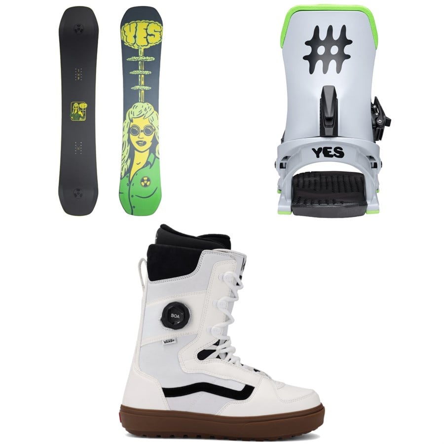 Yes. Shifter 3D Snowboard + Select Snowboard Bindings + Vans Invado OG Snowboard Boots 2026