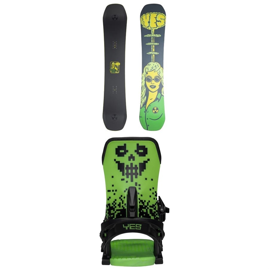 Yes. Shifter 3D Snowboard + Yes. Select Snowboard Bindings 2026