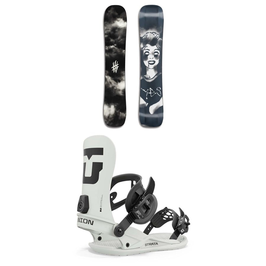 Yes. Shifter Snowboard + Union Strata Snowboard Bindings 2025